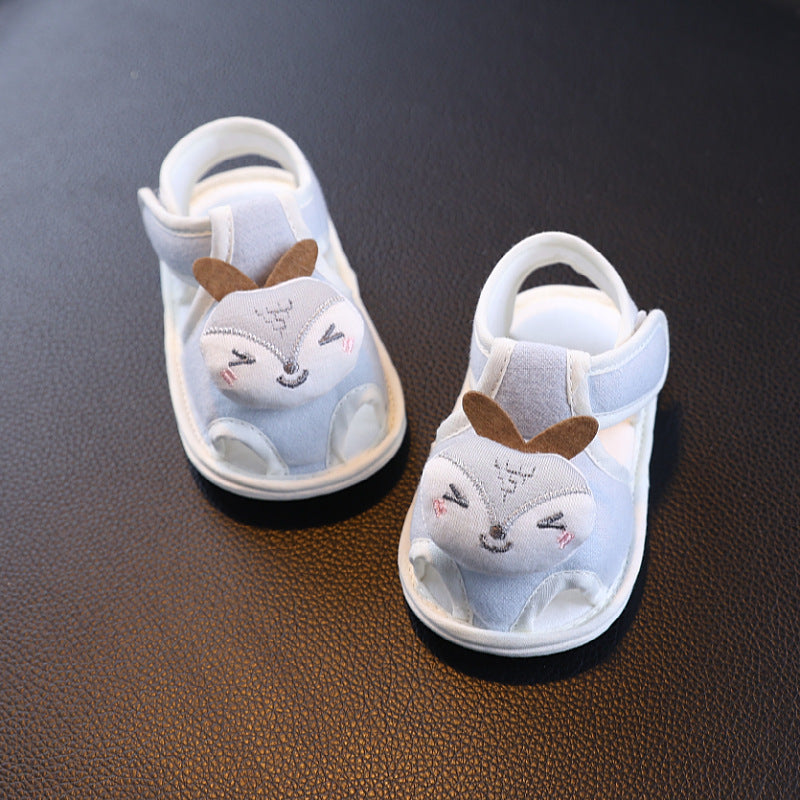 Baby Summer Sandals Baby Breathable Pre-step Shoes Non-slip Cute Soft Sole 0-3-6 Month One Year Old Boys and Girls