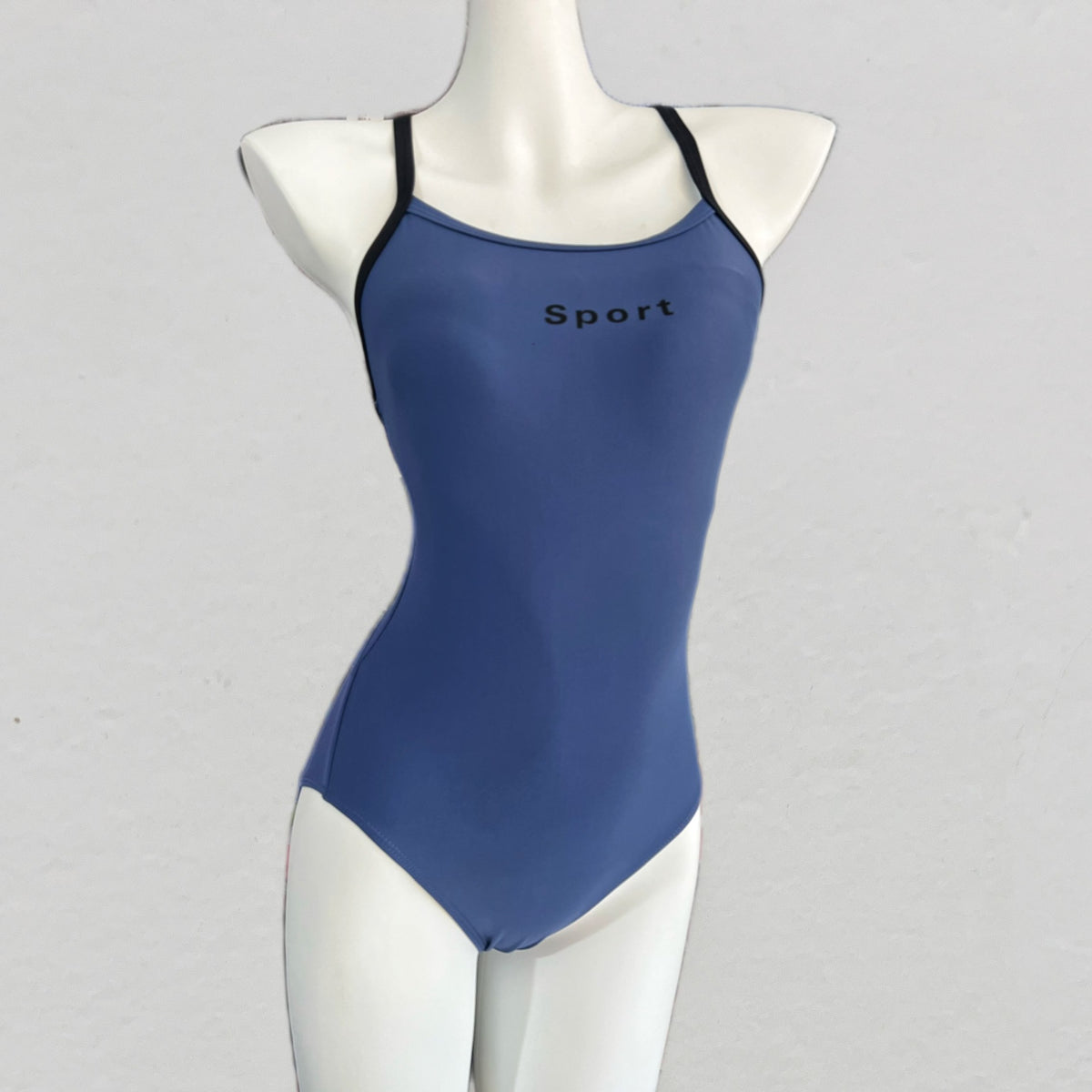 2025 New Swimsuit for Women, High-End Racing One-Piece Triangle Slimming Look Belly-Covering Swimsuit for Swimming Pools, Original