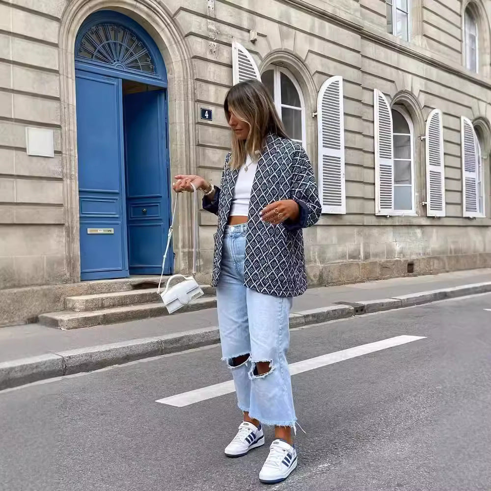 Cross-border European and American Women's Clothing AliExpress Explosions Ethnic Style Quilted Cotton Jacket