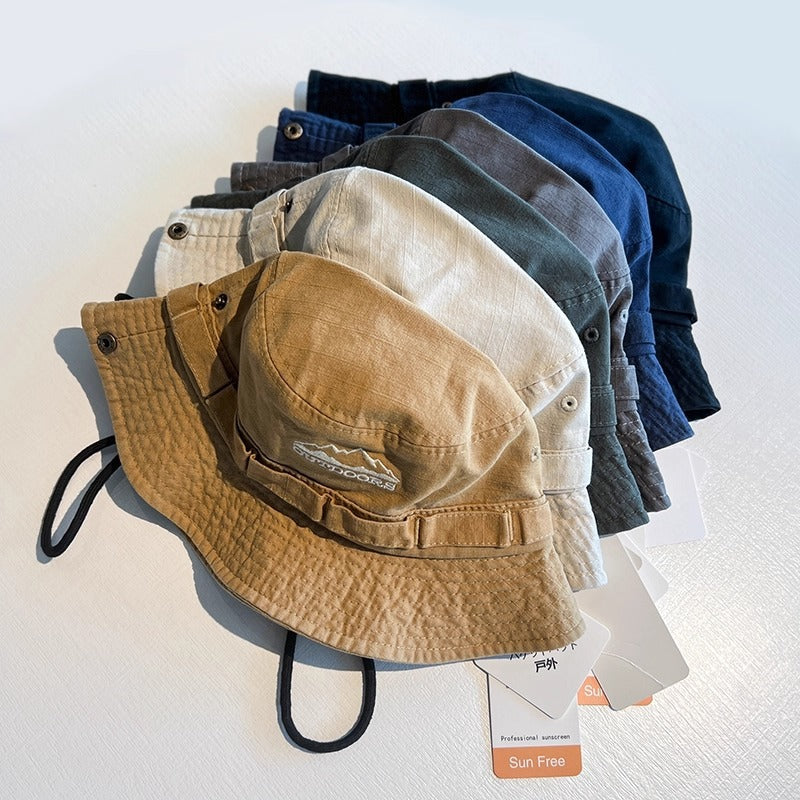 Camping and Hiking Hats for Men and Women with Small Head Circumference, Sun Hats for Summer, Face-Covering Sun Hats, Western Cowboy Hats with Large Brim