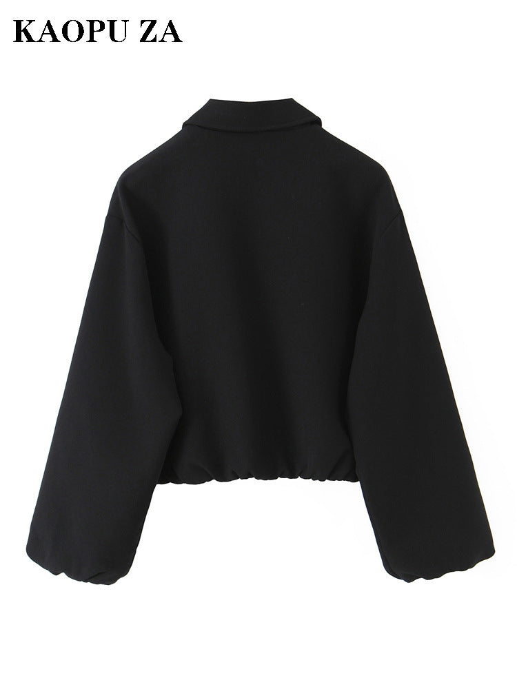 Kaopu Za European and American Style 2025 Autum New Design Women's Jacket Fashion Casual Versatile Trendyy Jacket