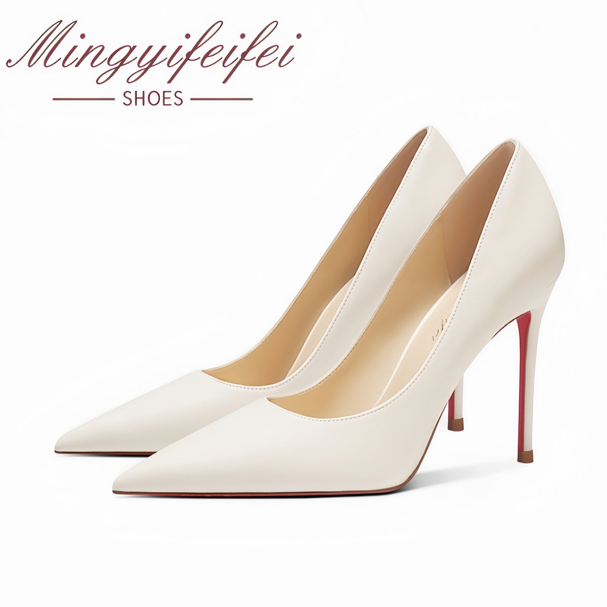 Sheepskin 2026 Spring Women's Single Shoes with Small High Heels, Red Soles, High-End Patent Leather, New Pointed-Toe Professional High Heels Wholesale