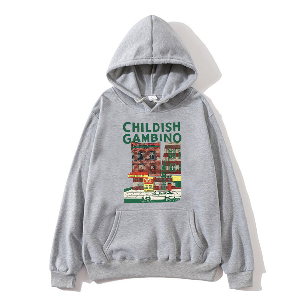 Childish Gambino Hoodies Men's Clothing Long Sleeve Men Women H