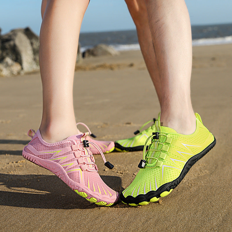 Summer New Outdoor Men's and Women's Sports Running Shoes for Couples, Indoor Fitness Yoga Five-Finger Shoes, Beach Shoes