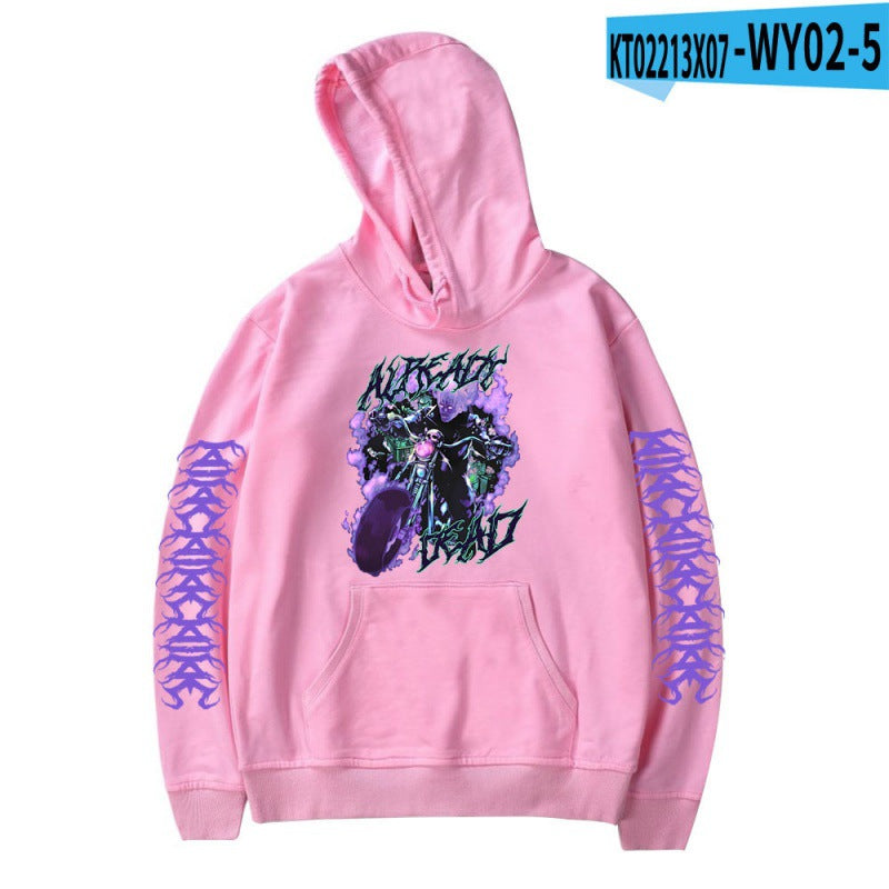 [Cross Border Code] Hot Print Juice WRLD Black Hoodies Men Hoodie