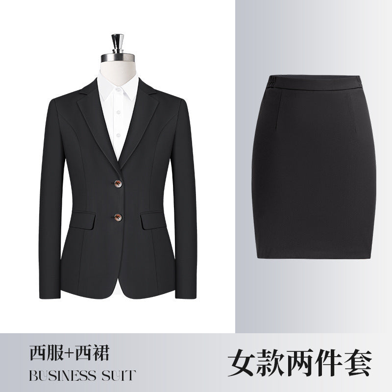 Professional Suit suit Business New Professional Suit Sales Office Work Clothes Dress Four Seasons Same for Men and Women
