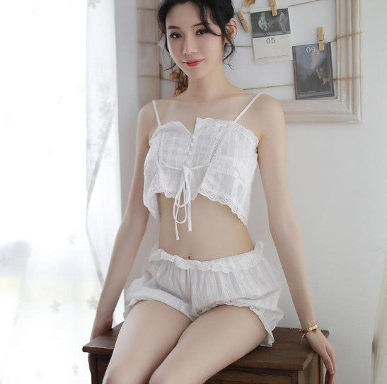 New sexy underwear suspenders wrapped chest pajamas pajamas perspective temptation court women sexy a generation of hair