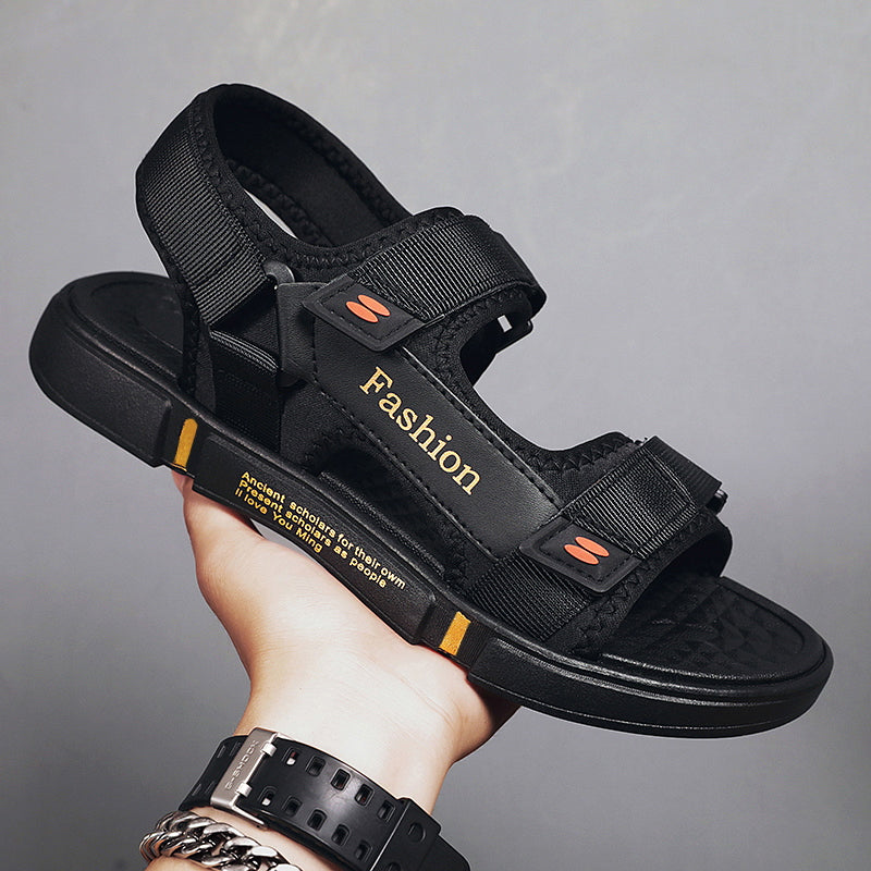 Sandals Men's 2024 New Summer Outer Wear Sports Casual Sandals and Slippers Men's Wear-resistant Driving Beach Shoes