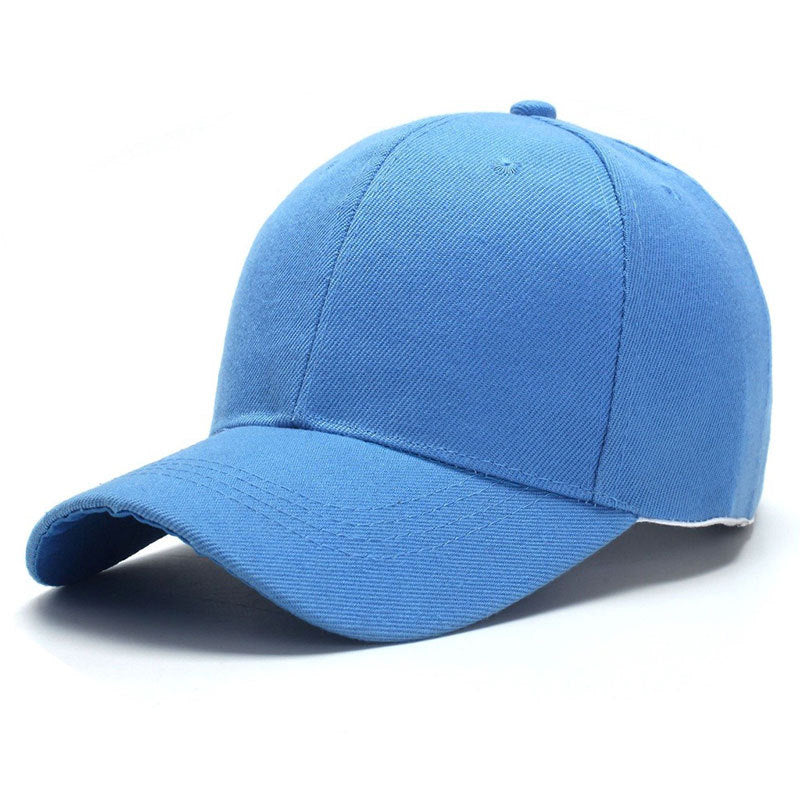 Fashion Trendy Hats for Men Korean Style Solid Color Baseball Cap Versatile Sun Protection Summer Women's Sun Hat Casual Baseball Cap Trendy