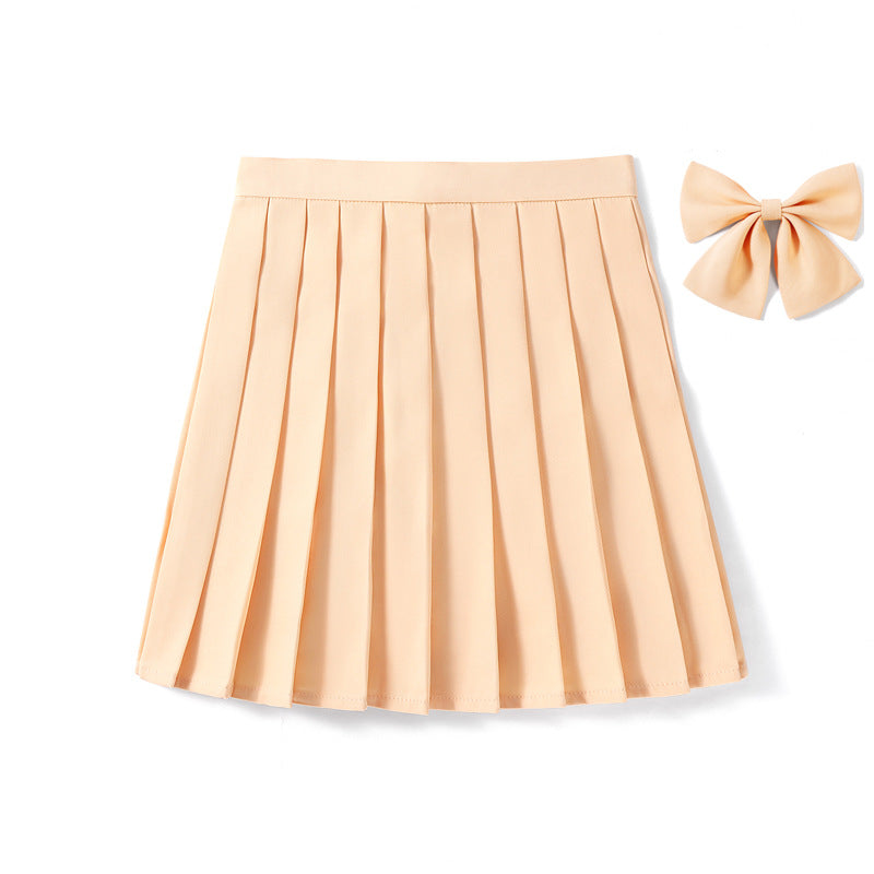 High Waist Pleated Skirt Pleated Skirt Class Uniform Performance Chorus Men and Women Short Skirt