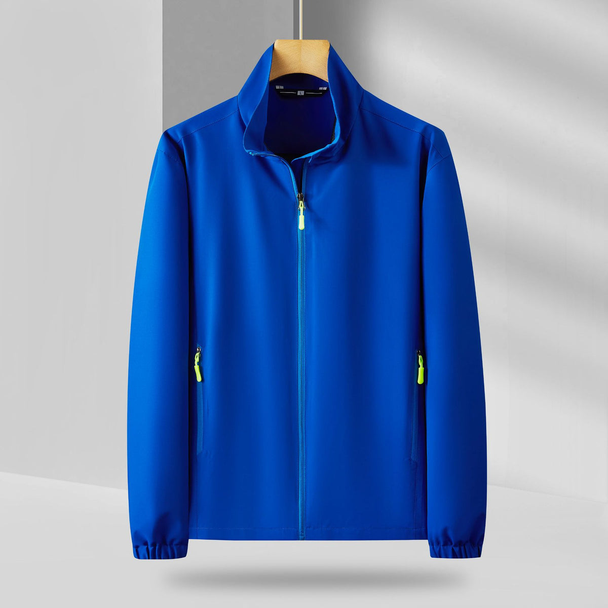 2025 Autumn/Winter 7788 Style Outdoor Loose-Fitting 160g Stand-Up Collar Zip-Up Jacket Windbreaker Business Workwear
