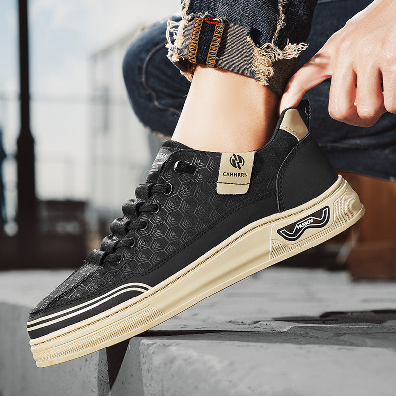2025 Spring and Summer Men's New Trendy Casual Comfortable Versatile Everyday Round-Toe Low-Top Men's Sneakers