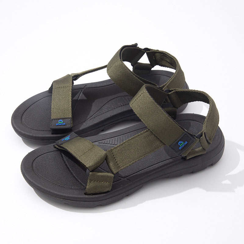 Sandals Men's Summer Beach Non-slip Wear-resistant Soft Bottom Casual Sports Sandals Couple's Outdoor Men's Sandals