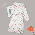 European and American New Sexy Pajamas Sexy Summer Bathrobe Home Furnishings Set