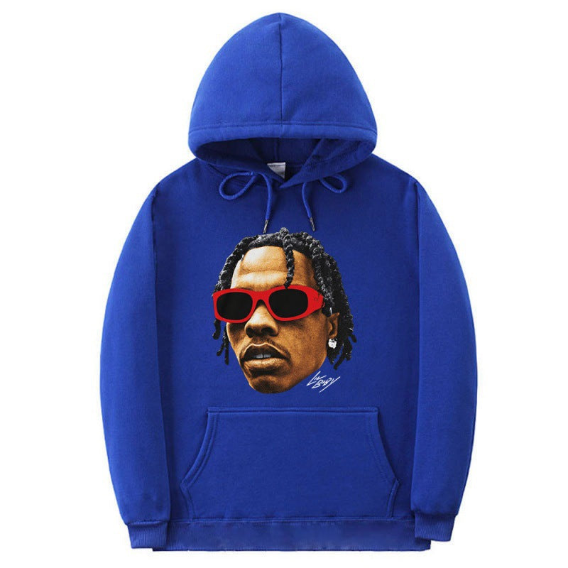 [Cross-border European Code] Rapper Lil Baby Graphic Hoodie Men's