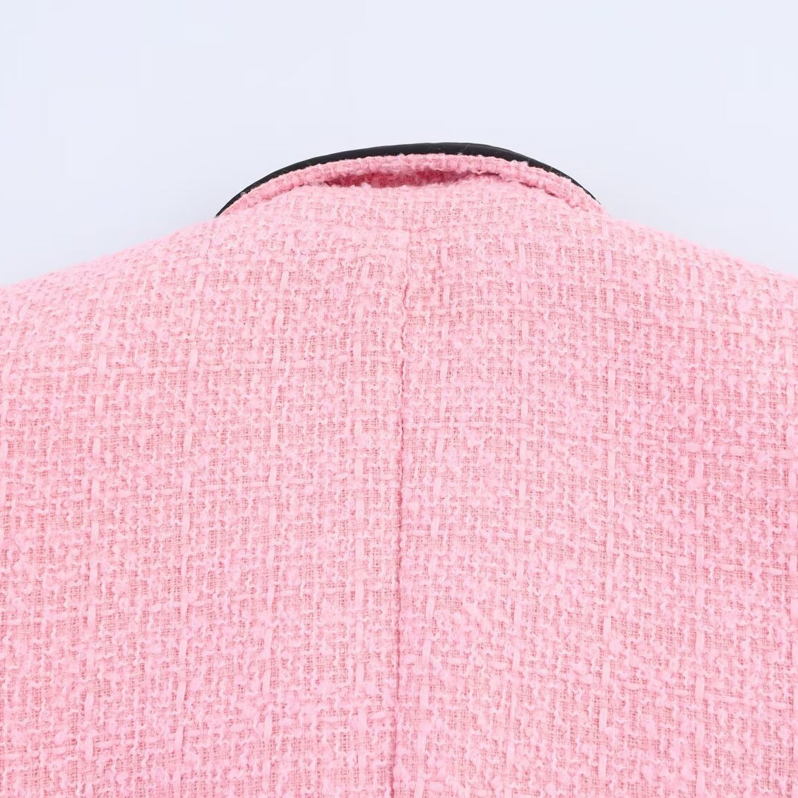 European and American Style Women's Clothing 2025 New European and American Fashion Simple Versatile Contrasting Color Suit Jacket