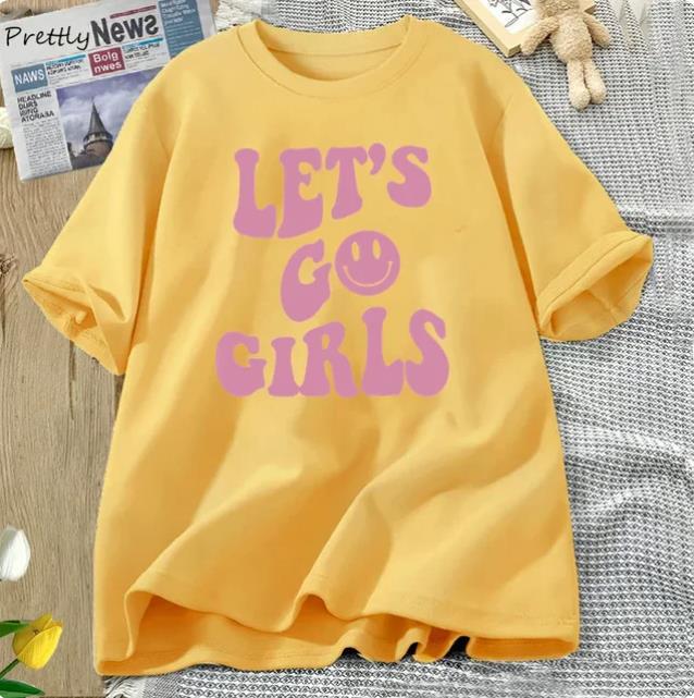 LeTTer PrinT T ShirT Women VinTage CoTTon Round Neck T-shirT Summer PrinT CloThes