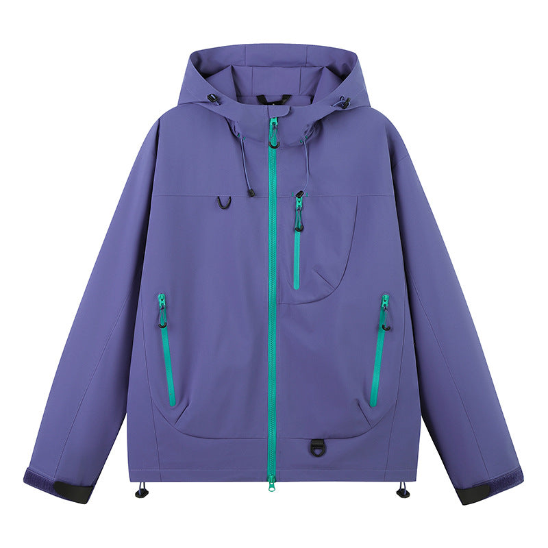 Outdoor Jacket Windproof and Waterproof Spring and Autum Sports Jacket 2025 Spring Popular Soft Shell Jacket for Men and Women Couples