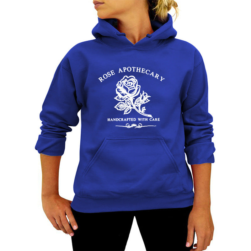 AliExpress Amazon ebay Best Selling Rose Apothecary Rose Printed Hoodie Autumn Winter Europe and America