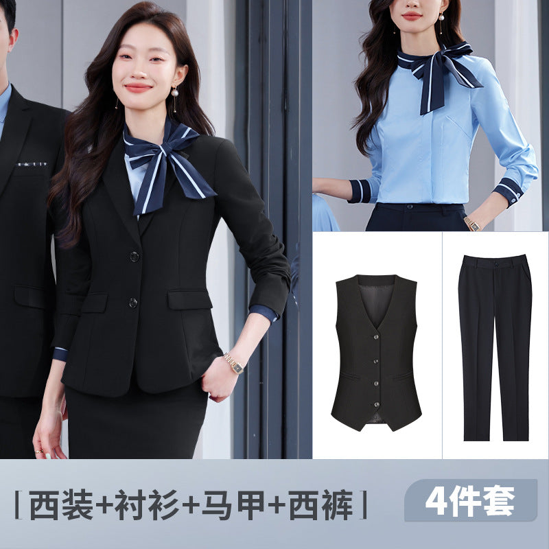 Toni Suit Self-Designed Factory Professional Attire Men's and Women's Suits Professional Attire Temperament Formal Wear Cross-Border Formal Wear Wholesale Dropshipping