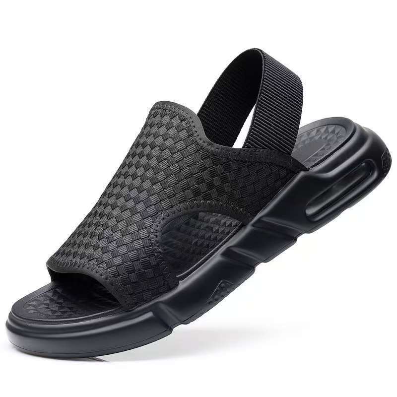 Sandals Men's 2024 Summer Leisure Sports Beach Outdoor Wear Summer Breathable Outdoor Personalized Sandals and Slippers Trendy Non-slip