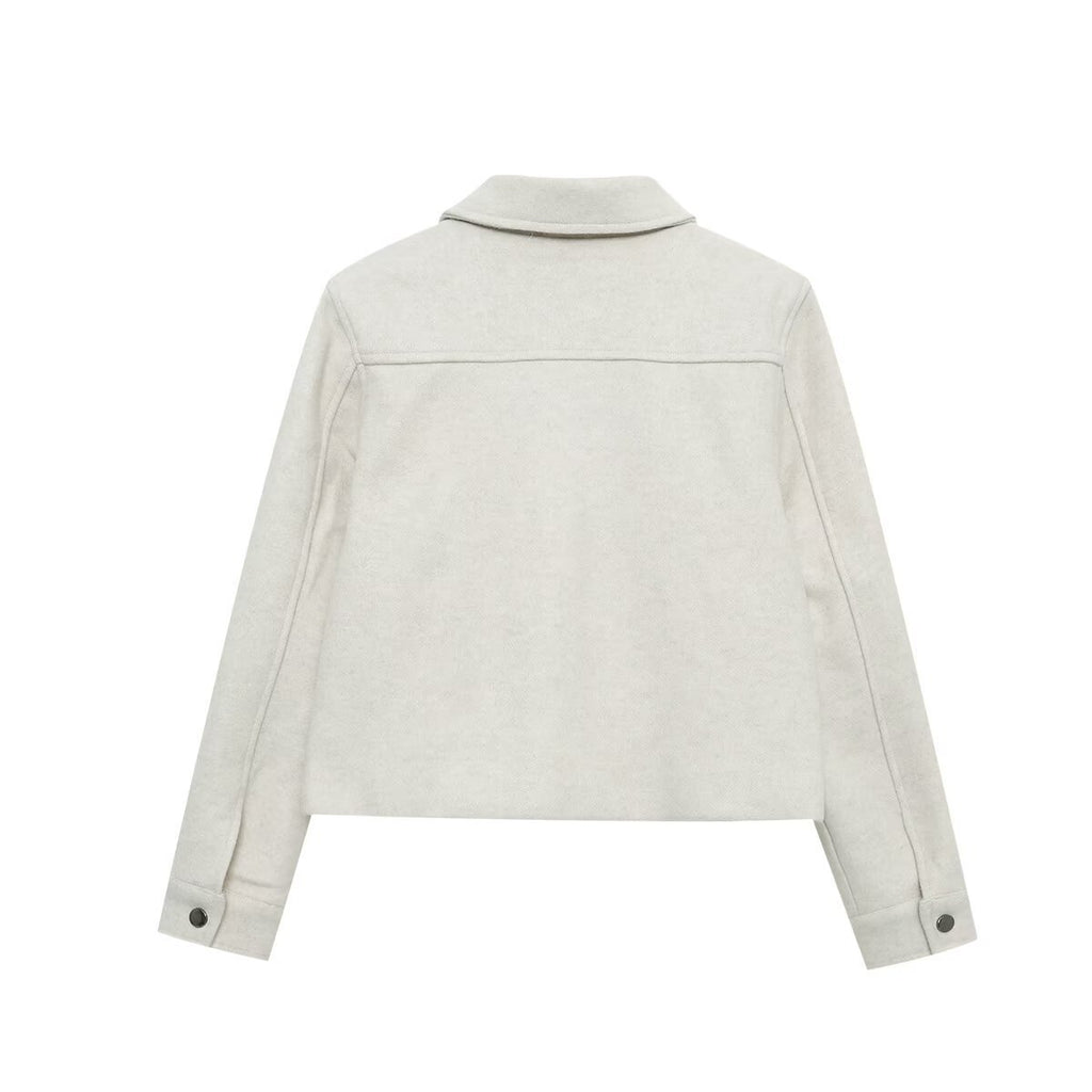 Z Brand 2025 Autumn New Wholesale Fashionable and Elegant Women's Soft Short Jacket Coat for Women 3046260