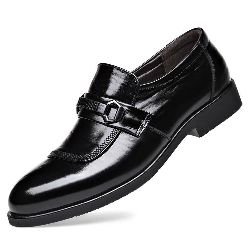 2022 Spring New Men's Leather Shoes Business Formal Wedding Men's Shoes Banquet Office Work Work Shoes Men