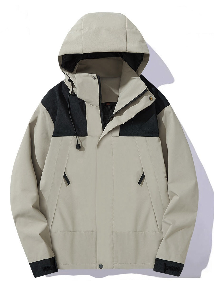 Jacket men's spring and autumn jacket men's and women's outdoor leisure sports windproof waterproof couple windbreaker Mountaineering