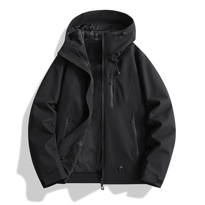 2025 New Style Jacket for Men and Women, Outdoor Three-In-One Windproof and Waterproof Detachable Two-Piece Jacket in Stock