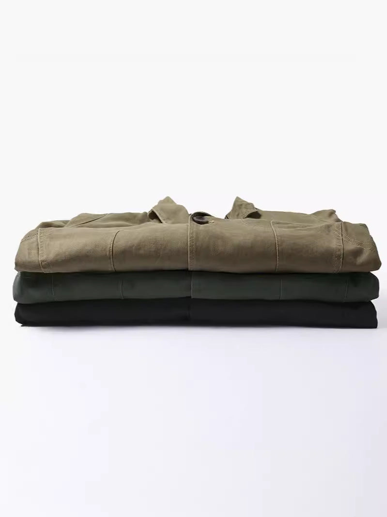 European and American Specially Designed for Spring & Fall Jackets for Men, Middle-Aged Suits, Pure Cotton Casual Small Suits, Large Size Men's Jackets, Men's Suits