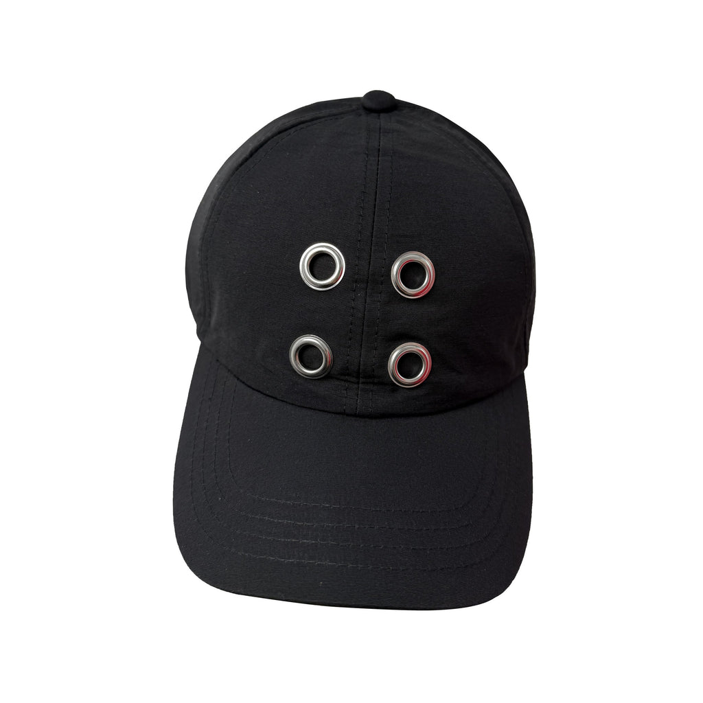 Hats for Men and Women, New Style, Dark Street Fashion, Sunshade, Unique Perforated Metal Buttonhole Baseball Cap