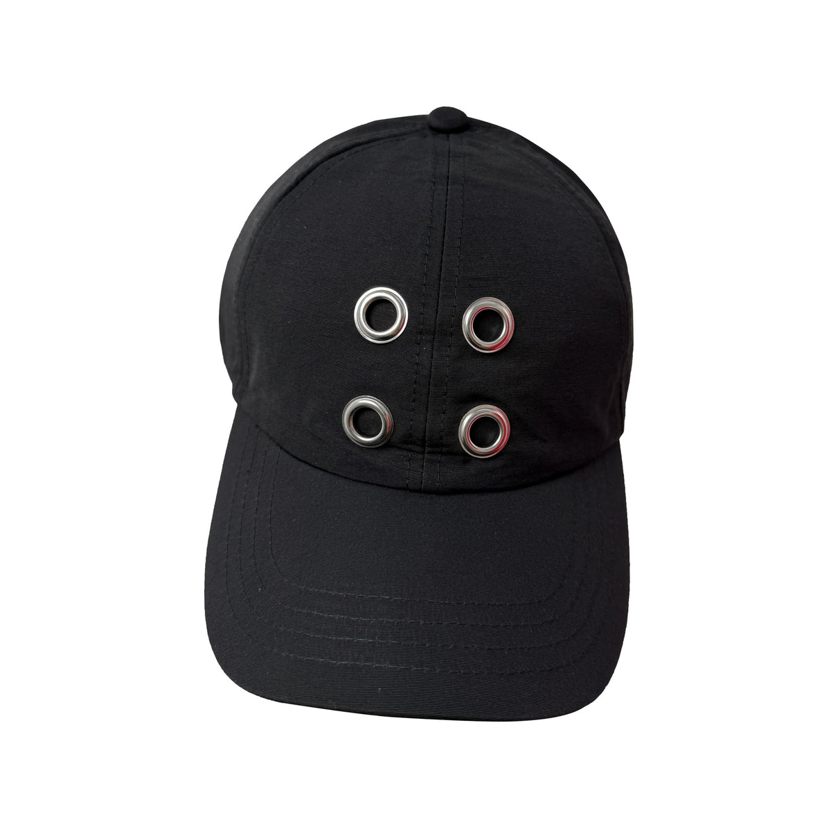 Hats for Men and Women, New Style, Dark Street Fashion, Sunshade, Unique Perforated Metal Buttonhole Baseball Cap