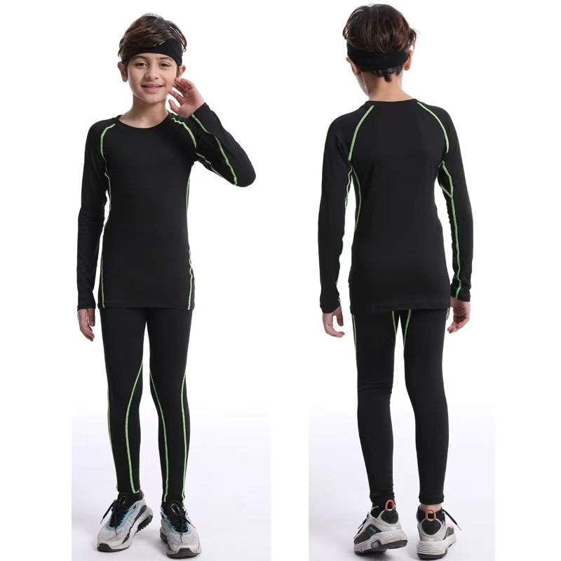 Children's Leggings Training Clothes Quick-drying suit Students Basketball Football Running Fitness Kids Sports Leggings