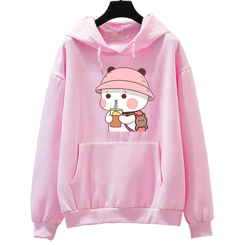 Bubu and Dudu Cute Cartoon Hoodies Graphic Sweatshirts Winter