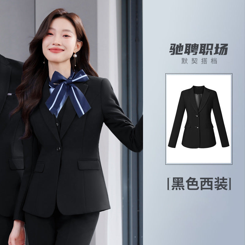 Toni Suit Self-Designed Factory Professional Attire Men's and Women's Suits Professional Attire Temperament Formal Wear Cross-Border Formal Wear Wholesale Dropshipping