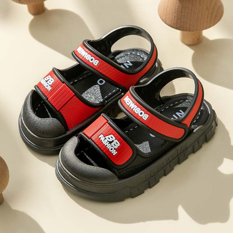 New Children's Sandals Summer Girls Boys Bathroom Home Non-slip Soft Bottom Cartoon Baby Sandals Sandals