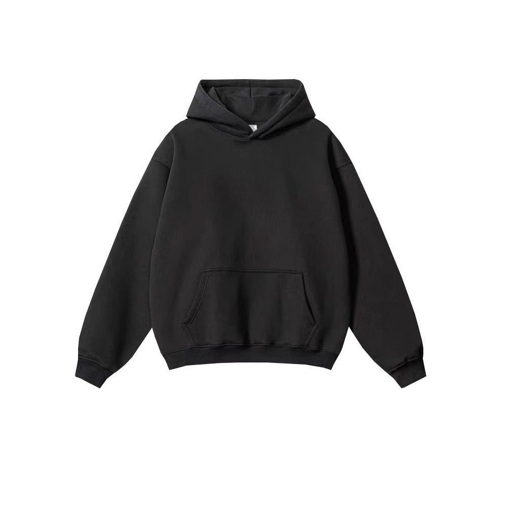Tide brand men's clothing 2024 autumn and winter youth loose leisure tide brand 450G terry sweater men's hooded men's sweater