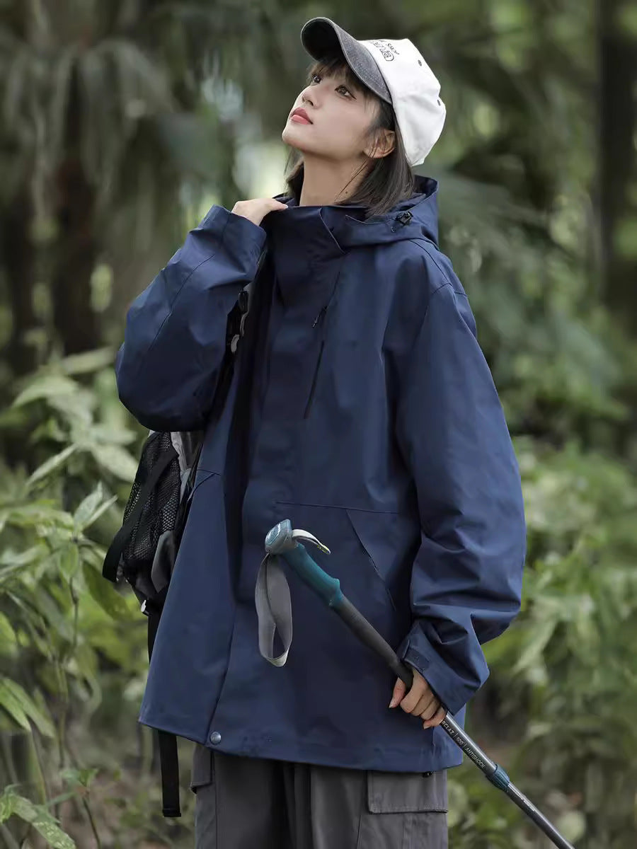 Jack Chuanyang Mountain Trendy Brand Outdoor Rush Jacket Couple's Jacket Men's and Women's Three-in-One Removable Windproof Waterproof Suit