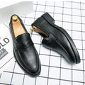 Men's Loafers Cross-border plus size Summer New Low-top Leather Shoes Fashion Men's Leg Lazy Shoes Casual Leather Shoes