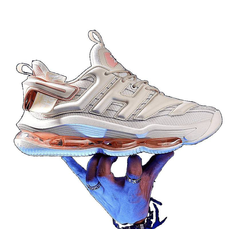 Basketball Shoes Full-Length Air Cushion Trendy Sports Shoes Shoes Spring Breathable Sports Shoes Men's Height-Increasing Youth Shoes