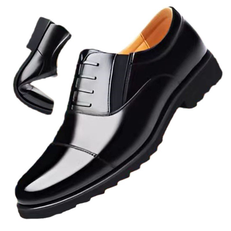 Leather Shoes Men's Spring & Fall Work Shoes Business Formal Men's Shoes Three Joint Slip-on Wholesale Drop Shipping