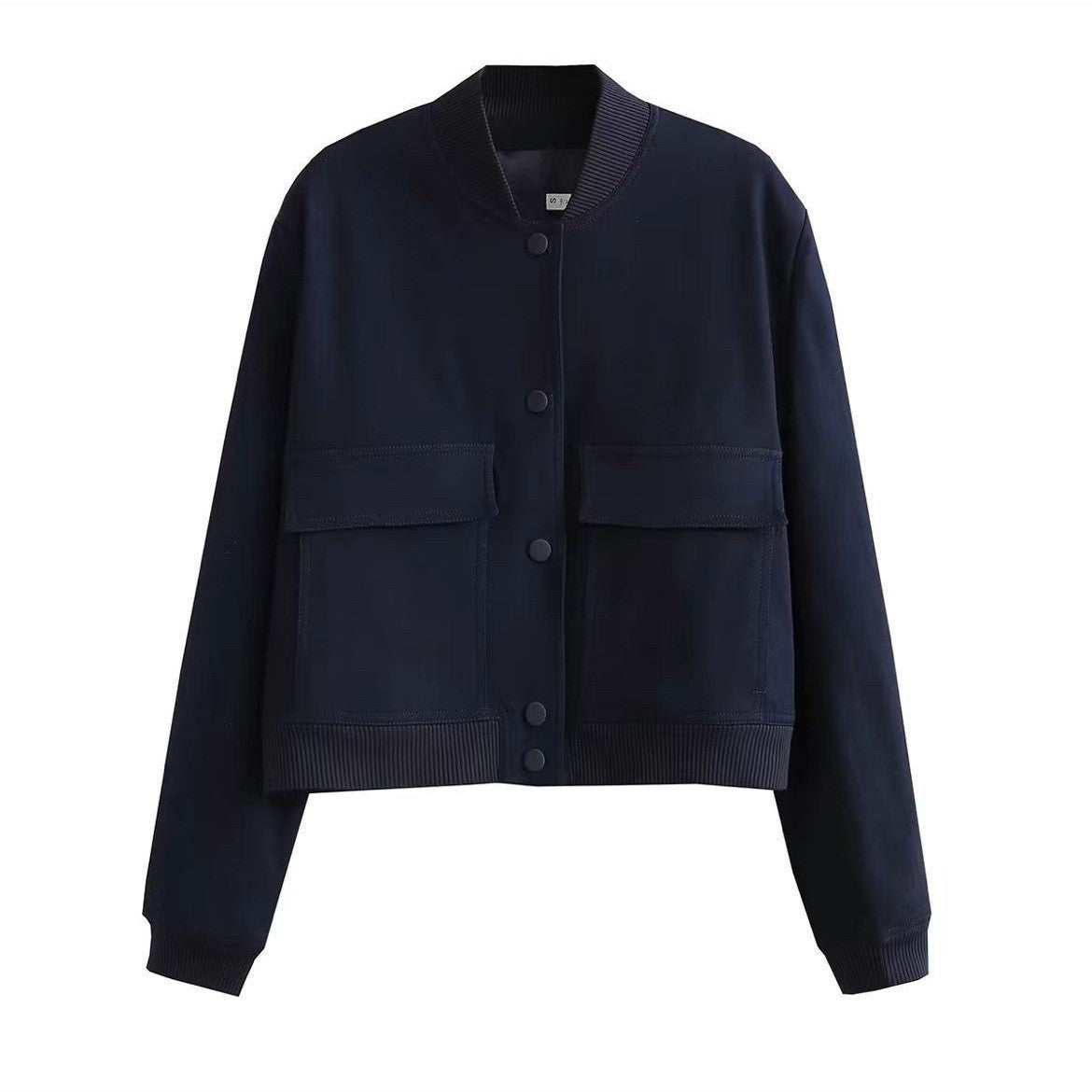 Coat Spring and Autumn Independent Station European and American Women's New Temperament Commuter Solid Color Women's Jacket Cross-border Foreign Trade