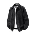 2025 Autumn New Men's Jackets Trendy Large Size Embroidered Leather Jackets Loose Lapel Leather Jackets Fashion Jackets for Men