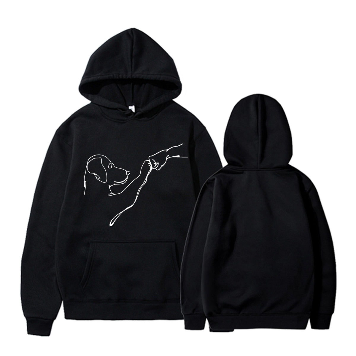 2024 Men's and Women's New Women's Printed Long Sleeve Hoodie Sweatshirt