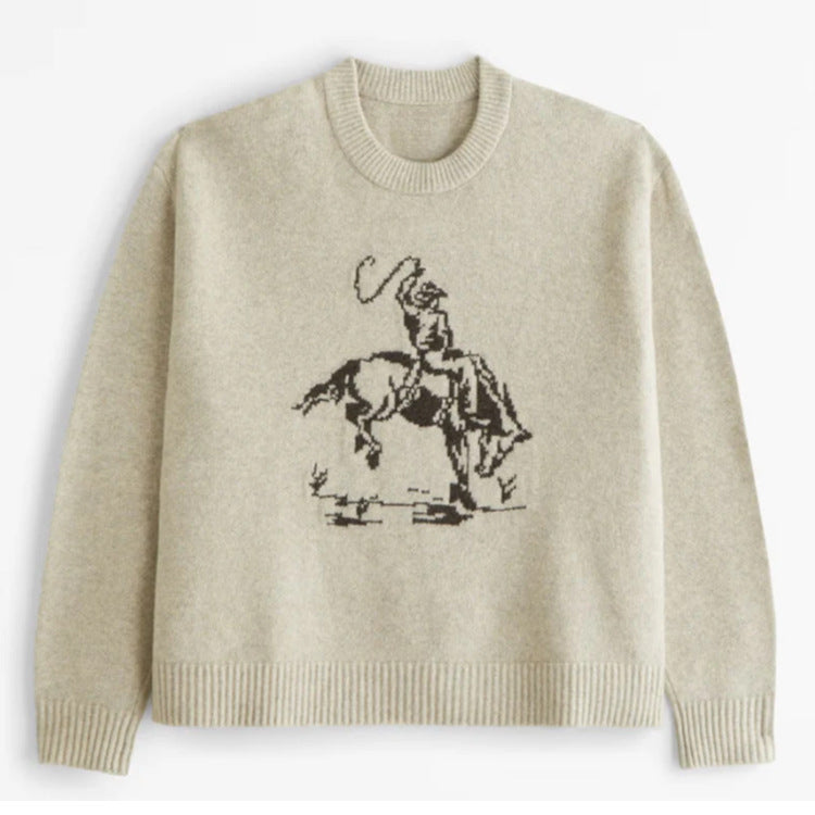 Amazon Europe and America New Sweater Women Wish Best Selling Round Neck Long Sleeve Loose Fashion Pullover Sweater Slimming Women