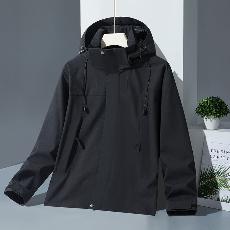 Jacket men's spring and autumn jacket men's and women's outdoor leisure sports windproof waterproof couple windbreaker Mountaineering