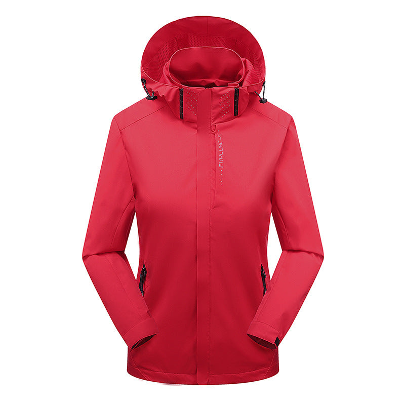 2025 New Spring and Autum Men's and Women's Jackets, Couple Jackets, Outdoor Single-Layer Water-Repellent Breathable Windbreakers