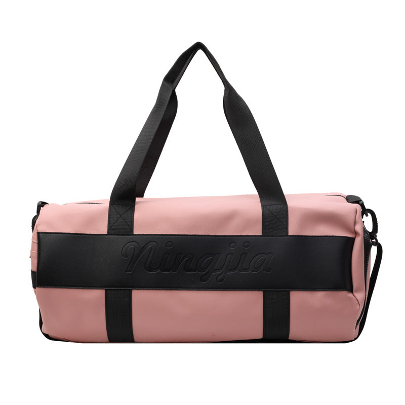 Large Capacity Sports Fitness Bag Men's Lightweight Portable Yoga Bag Sports Training Crossbody Bag Fashionable Short Distance Travel Bag