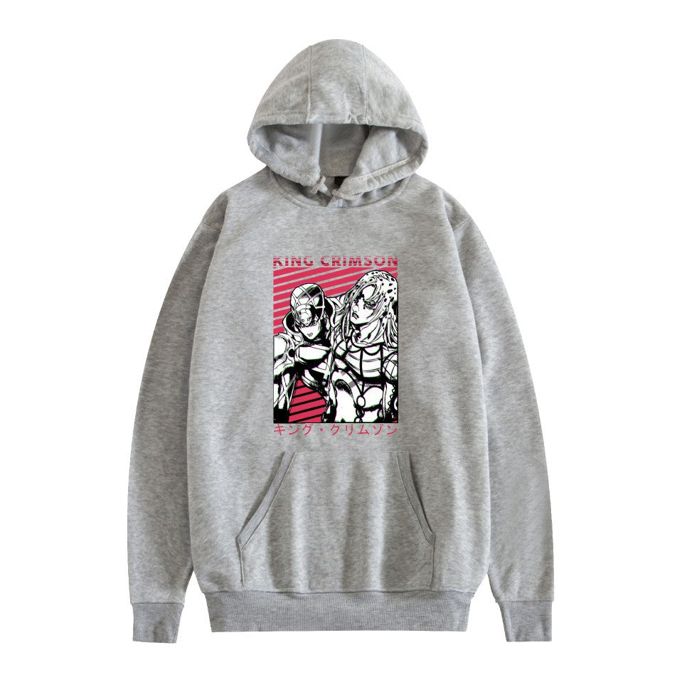 New Hot Hoodie JOJO's Wonderful Adventure Popular Printed Casual Men's and Women's Cross-border Trendy Sweater