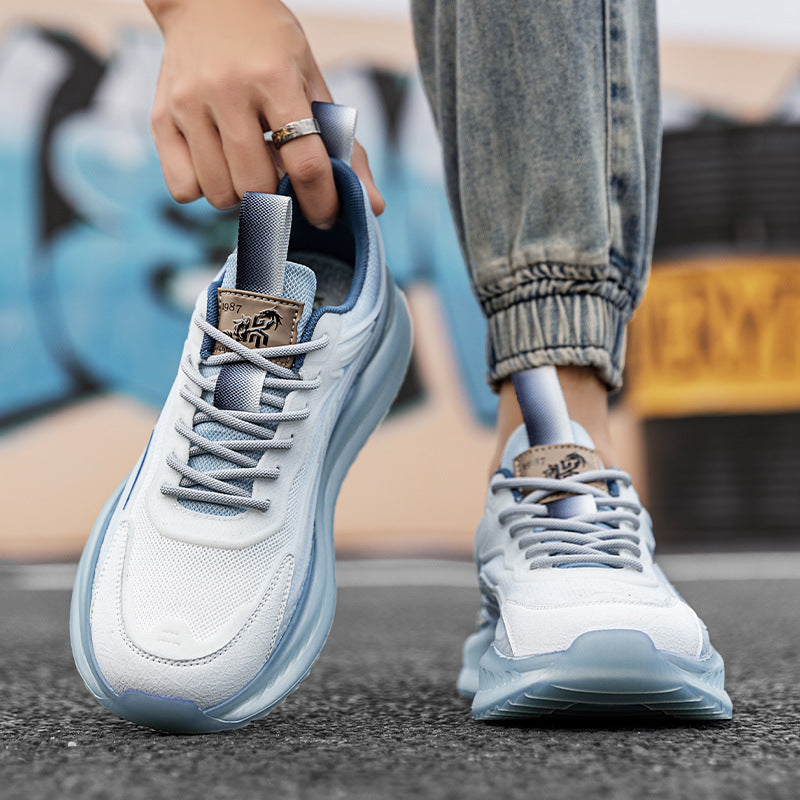 Men's Shoes Spring/Summer Mesh Breathable Sneakers Men's Popcorn Running Shoes Casual Shoes Fashion Trendy Dad Shoes